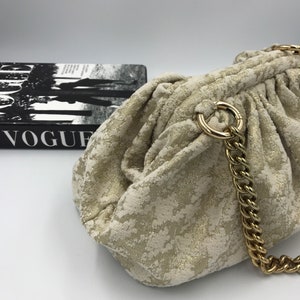 Summer Sale | Pied de Poule Cloud Pouch Bag (Medium Size) | Anniversary Gift