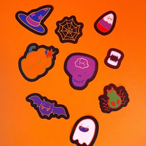 Spooky cute sticker sheet  I  Halloween sticker sheet  I Cute vinyl sticker sheet