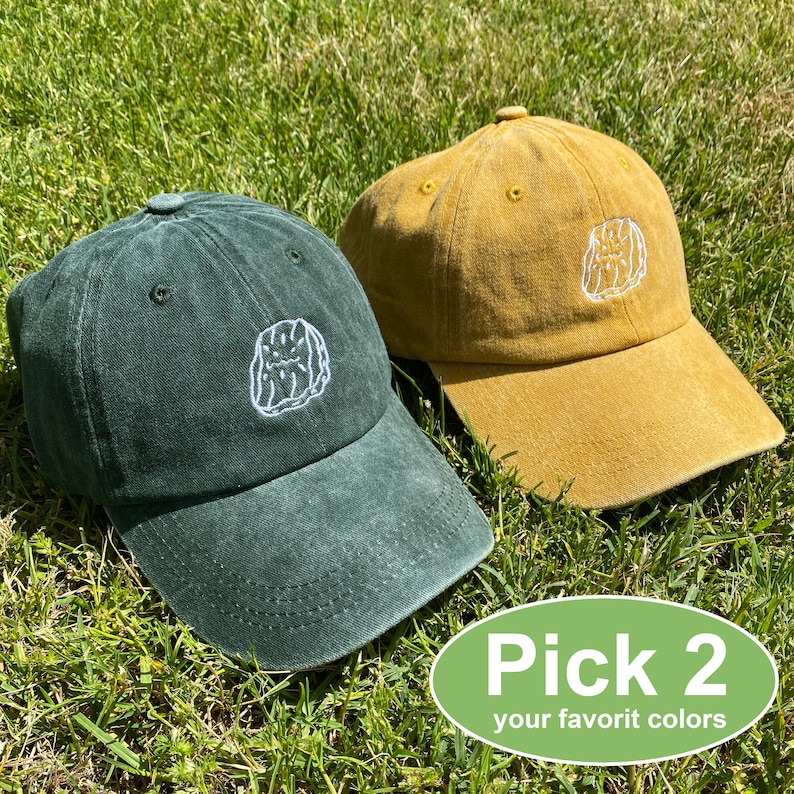 Cute Pickle Hat, Embroidered Cap, Dad Hat, Pickle Hat, Cute Hat, Vintage Cap Pick 2
