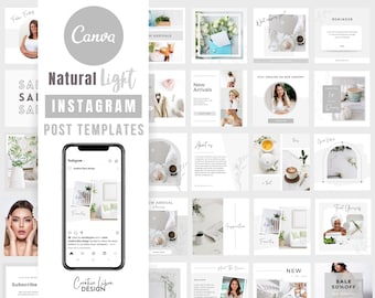 Publicaciones de Instagram de lujo, diseños de Canva para redes sociales, plantillas para influencers, minimalista en gris claro.