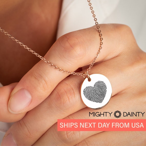 Thumbprint Necklace Thumbies 2024 www.smartsource.me