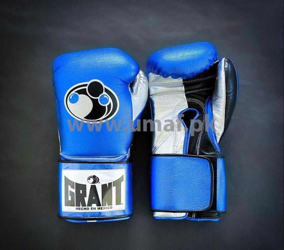 Customized Grant Boxing Gloves Velcro Straps Etsy