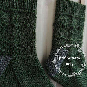 Subtle Adventure socks knitting pattern