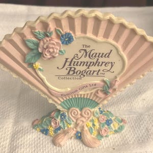 1992 Maud Humphrey Bogart Fan with Flowers
