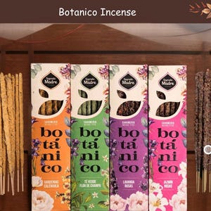 Botanical Incense by Sagrada Madre – Natural Handmade Sticks for Meditation & Cleansing