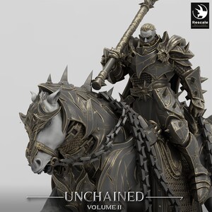 Unchained Horse walk-Rescale Miniatures-Unchained Vol 2