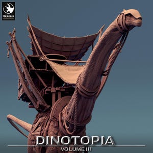 Diplodocus Caravan-Rescale Miniatures-Dinotopia 3