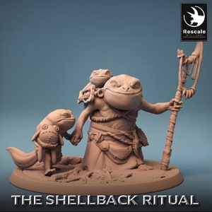 Croaker Walking with Babies-rescale miniatures-ShellBack Ritual
