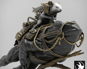 Frog Jump-rescale miniatures -Tale of Archduke Mousin 1