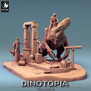 Therizinosaurus Accident-Rescale Miniatures-Dinotopia 3