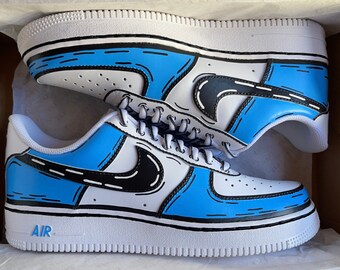 Cartoon Custom Nike Air Force 1's 