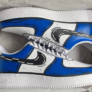 Cartoon Custom Nike Air Force 1's 