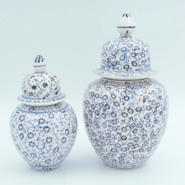 Ceramic Jar With Lid Etsy