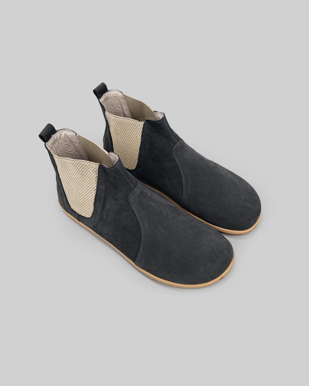 Barefoot Chelsea Boots: Wide Toe Box, Flexible Leather Sole - Etsy ...