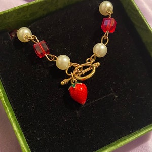Vintage Strawberry bracelet