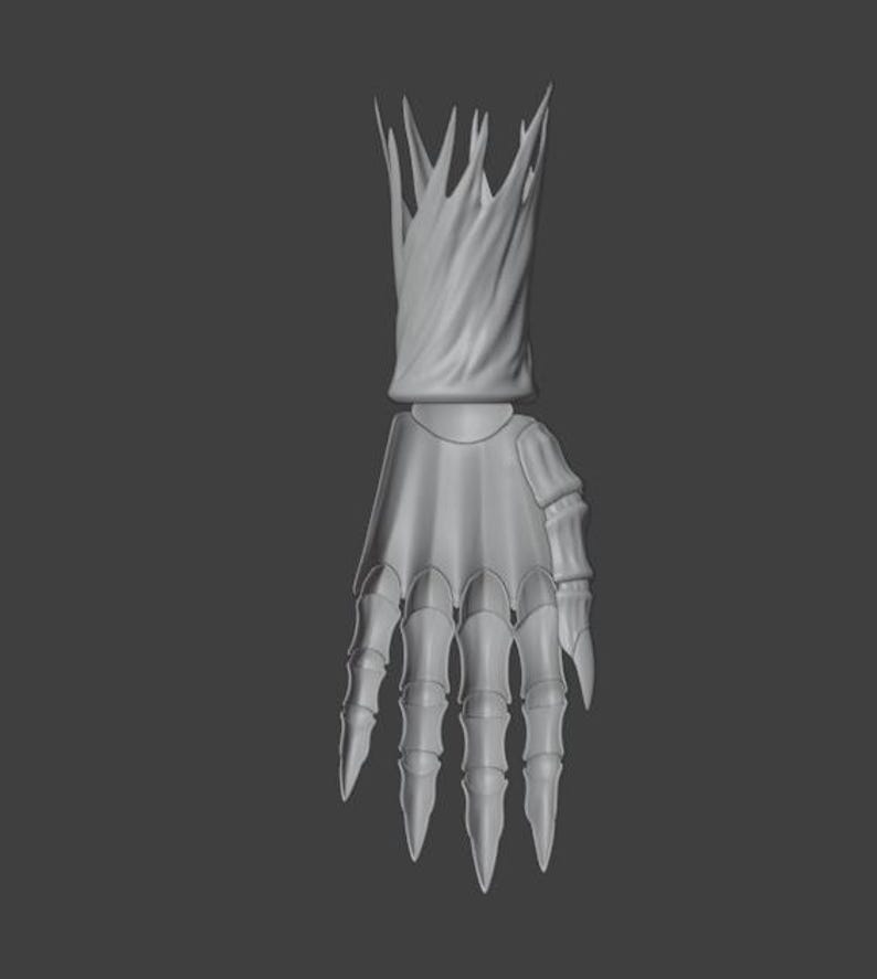 FGO Oberon Vortigern Hand Armor Claw 3d model/3d print/STL image 8