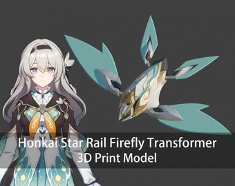 Honkai Star Rail Firefly Stellaron Hunter Sam Transformer 3d print model/STL