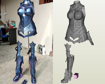 FGO Mash Kyrielight shielder Cosplay Armor pepakura plik/PDO
