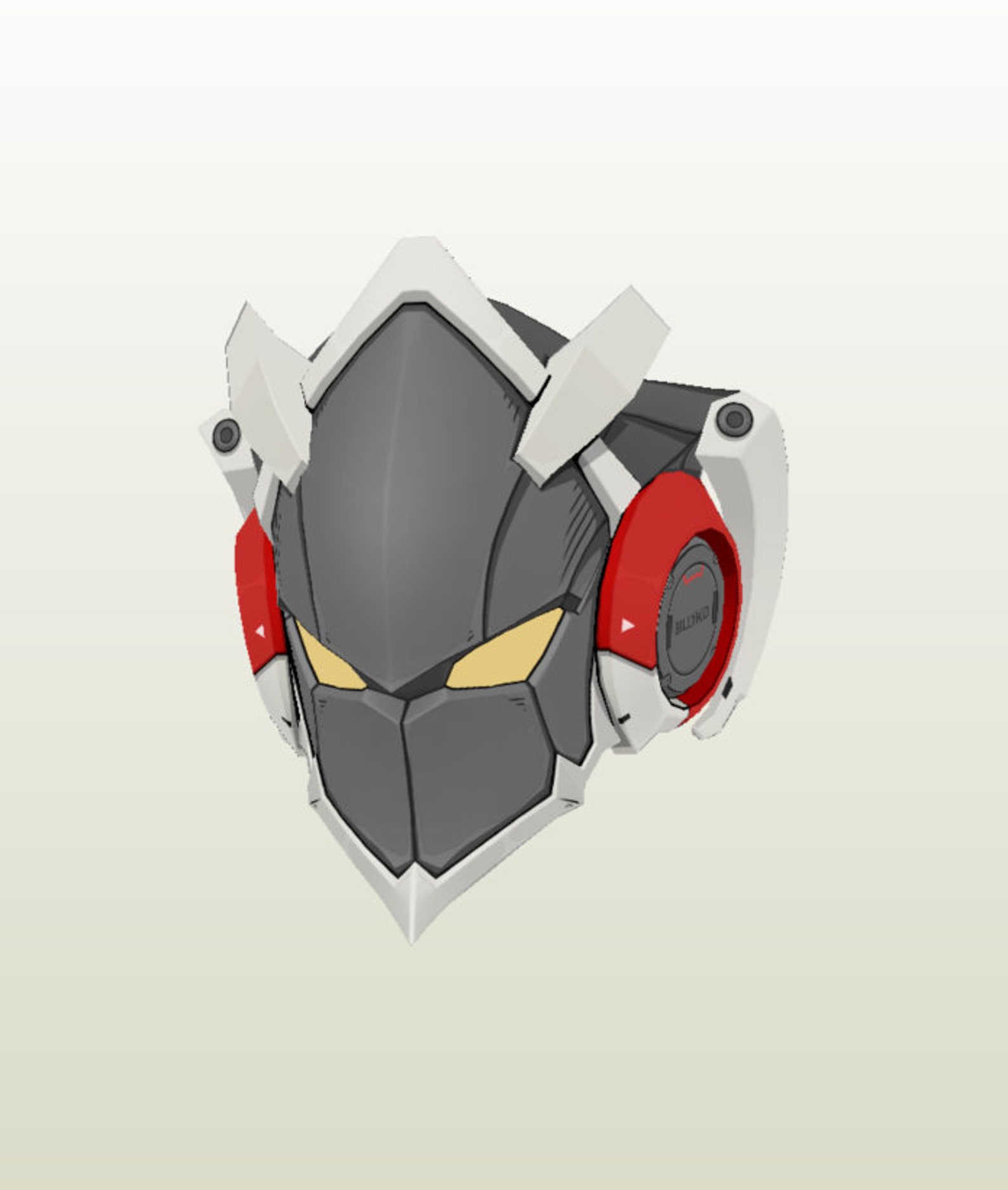 Zenless Zone Zero Billy Kid Helmet Pepakura File/3d Model/pdo - Etsy