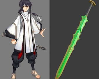 Fate Samurai Remnant saber yamato takeru amenomurakumo no Tsurugi 3d model/STL