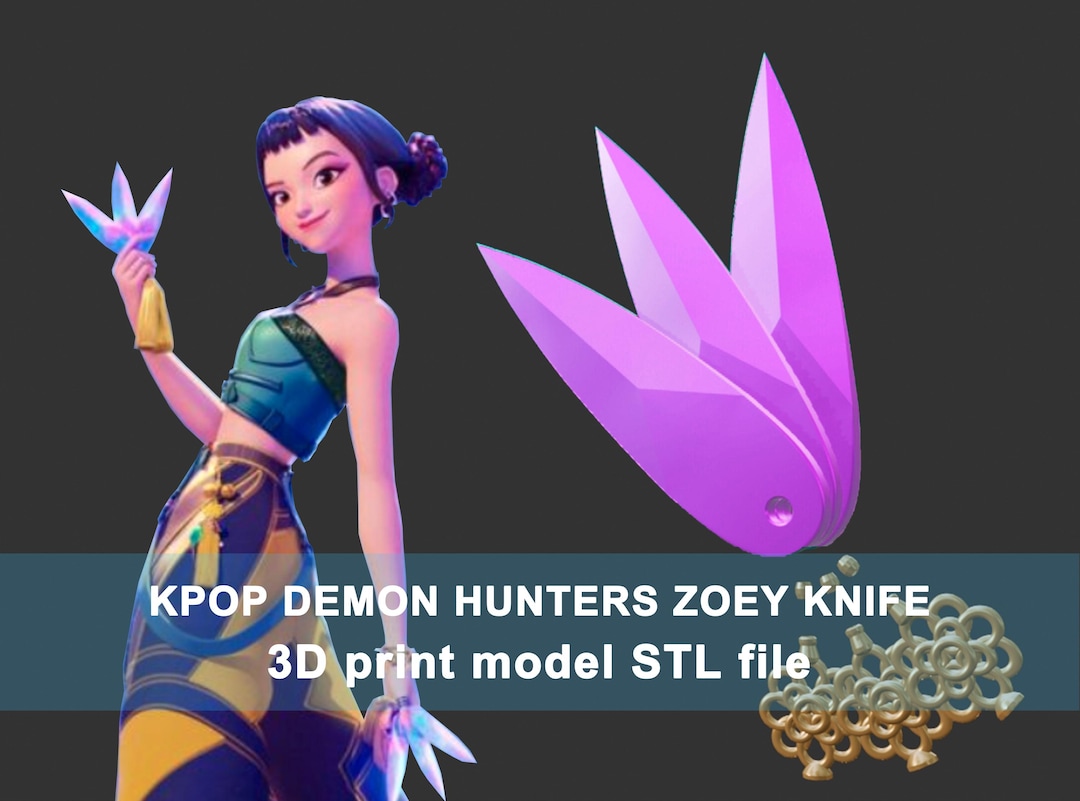 El Arma De Zoey De La Película Kpop Demon Hunters Para Cosplay