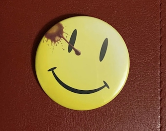 Watchmen Smiley face, 50mm 2", happy face