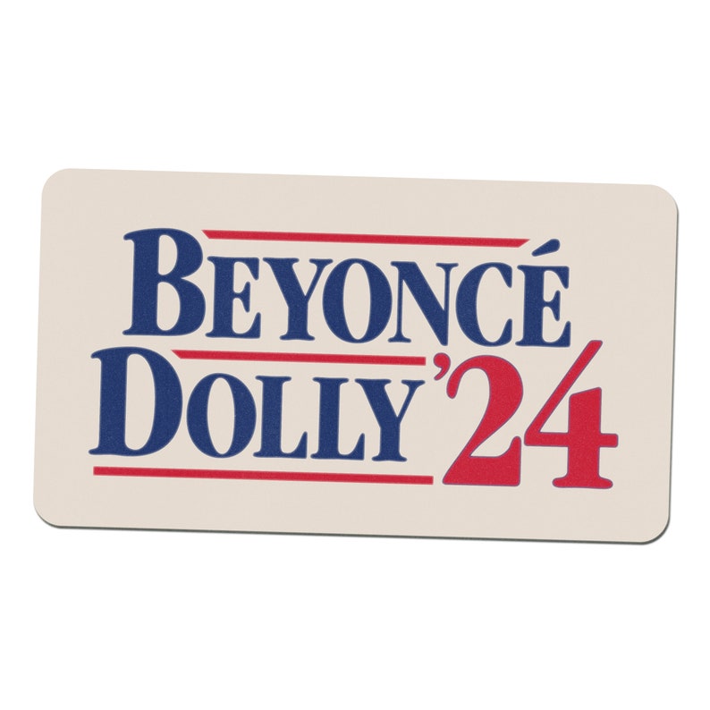Beyonce Dolly 24 Presidential Sticker | Beige Matte Vinyl Sticker | Bey ...