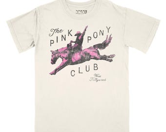 Pink Pony Club West Hollywood Graphic Tee, Unisex Heavy Cotton T-Shirt, Midwest Princess, Trendy Graphic Tee
