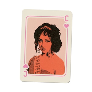 Chappell Roan ハートの女王ステッカー | マットビニールで丈夫 | ウォーターボトル、ノートパソコン、携帯電話ケースに最適