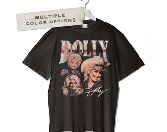 Dolly Parton Bootleg Hip Hop Rap Tee | Unisex Mens Womens | Cowboy cowgirl