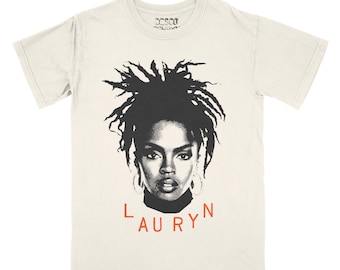 Vintage Lauryn Hill Graphic T-shirt, Streetwear Tee, 90s Y2k Trendy Shirt, Unisex Heavy Cotton Tee, Retro Band Tee
