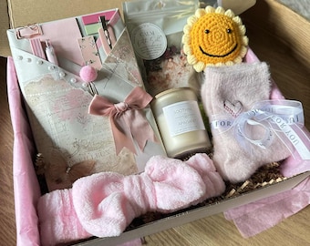 Mystery Blind Date with A Book Box Spa Gift Basket for Self Care Gift  with Reading Buddy for Bookworm Gift Book Reader Gift Book Lover