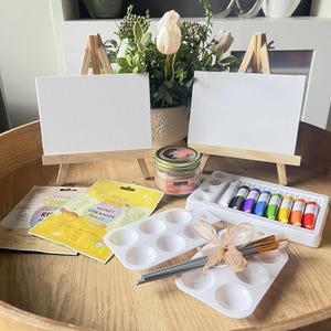 Date Night- Painting Date Night Box Set- Gift Box Set- Painting Date Night Kit- Anniversary Activity Paint Party Kit- Date Night Paint Gift