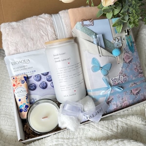 Rendez-vous mystérieux avec un livre, coffret cadeau livre, coffret cadeau surprise pour amoureux des livres, lot de lecture confortable