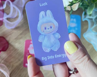 aaa様　love+luck+hope+serenity Labubu Big Into Energy Collecting Trading Cards, Handmade