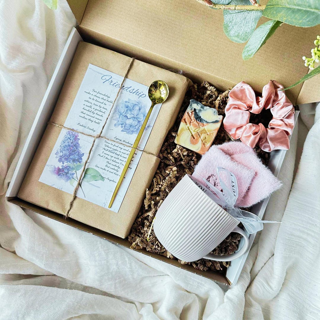 Blind Date With a Book Box, Friendship Gift Box for Friend, Custom Gift ...