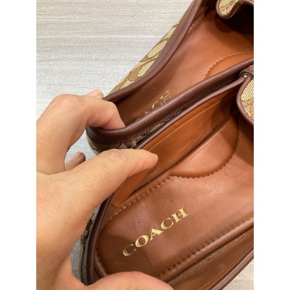 Coach Mona Driver Signature Jacquard Driving Loafers - Gem