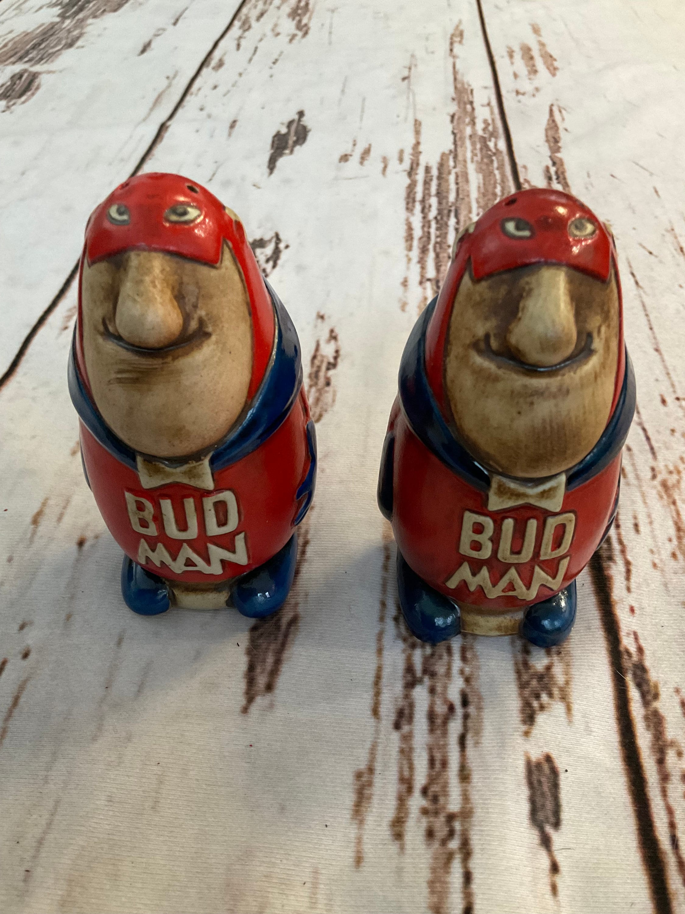 激安！特価品 Pepper and Salt Man Bud Budweiser Vintage 1975 Shakers Etsy - コレクション
