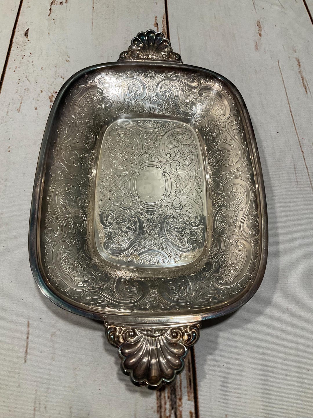 Antique Barker Ellis Silver Plate Deco Menorah Marked Silver