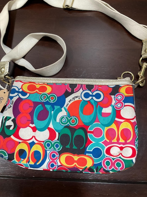Coach Poppy Pop C Glam Graffiti Crossbody Multi Colored - Etsy