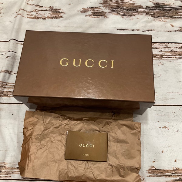 Gucci Mini Storybook, Tissue And Shoebox
