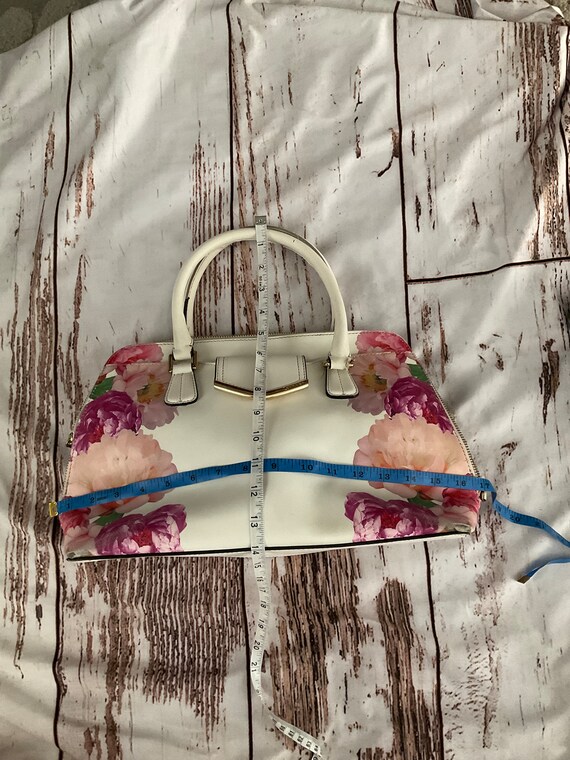 Calvin Klein Top Handle Floral Satchel Etsy