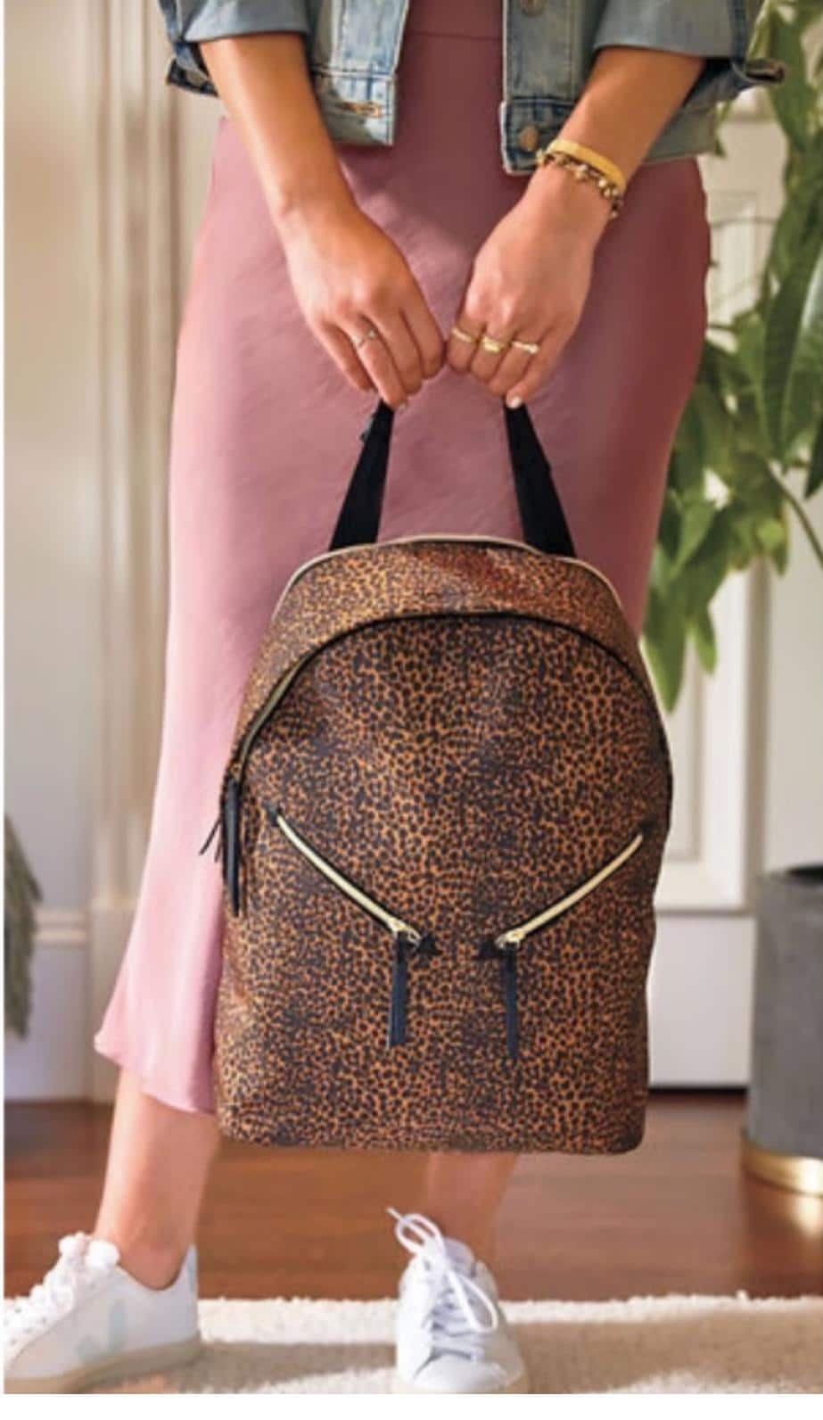 NWOT Stella & Dot Lady Boss Two in One Cheetah Print 