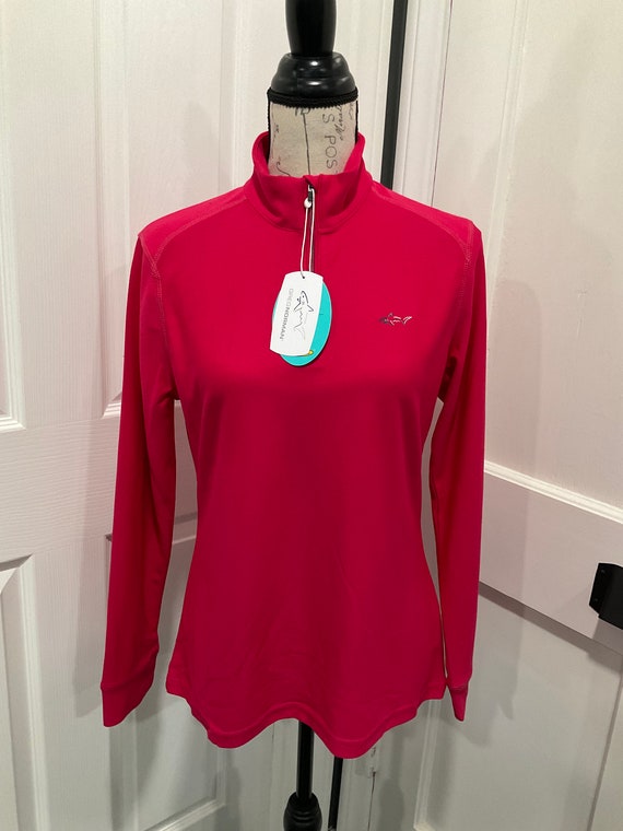 New Women’s Greg Norman Long Sleeved Play Dry Micr