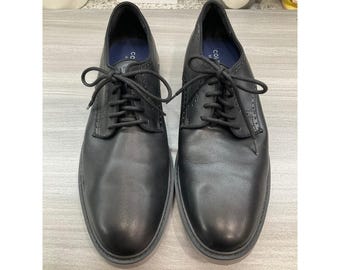 Cole Haan Go To Plain Toe Oxfords Black Leather
