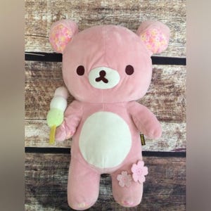 Rilakkuma San-X Pink Cherry Blossom Plush 16”