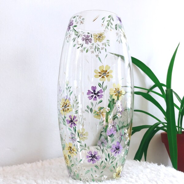 Image showcasing Hand Painted Vases - Etsy