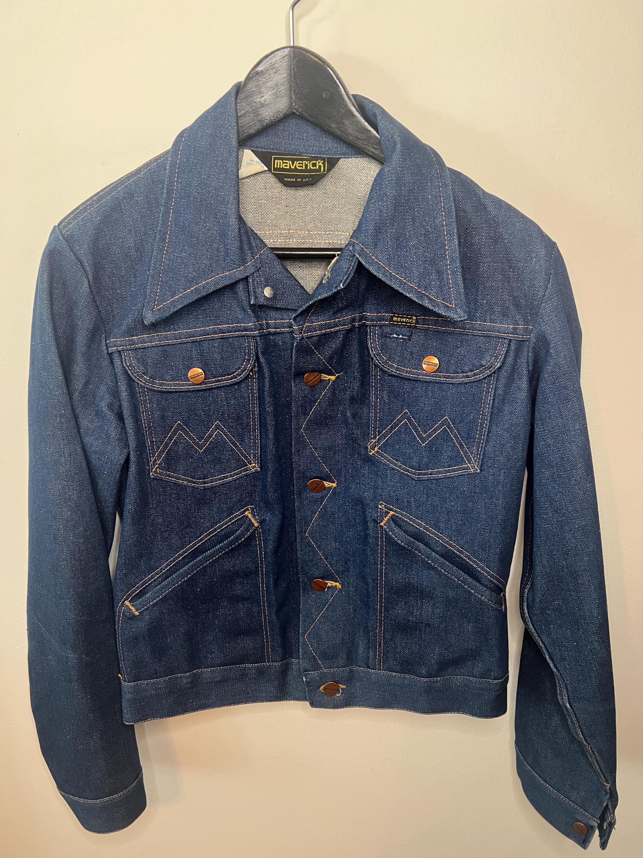 Maverick Vintage Jean Jacket - Etsy