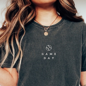 Baseball Game Day Shirt- Baseball Mom Shirt- Tee Ball Mom Shirts- T-Ball Mom Gift Shirt- Baseball Mom Tee- Mom Gifts- Minimal Oversized