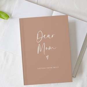 Querida mamá Cuaderno personalizado- Cartas personalizadas a mi diario de mamá- Regalos del Día de las Madres- Libro de recuerdos de la memoria de mamá- Regalos de hija hijo niños